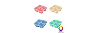 Tupper plástico, 4 compartimientos