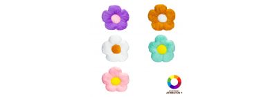 Almohadón flor 50 cm suave