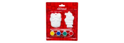 Set de yeso navideño creativo