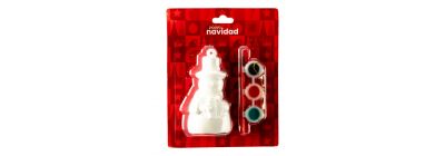 Set de yeso 3D Navidad
