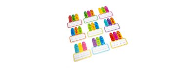 Letrero identificador crayón