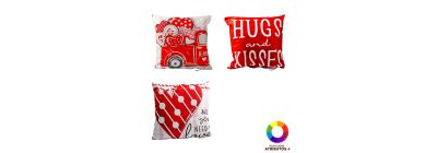 Almohadón afelpado estampado