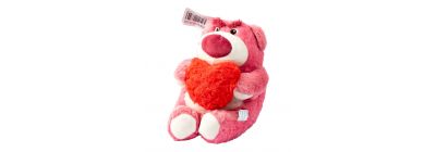 Peluche Lotso con corazón
