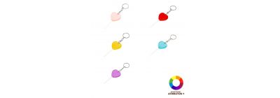 Llavero paleta corazón surtido