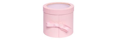 Caja redonda con profundidad