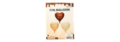 Globos metálicos corazón surtido