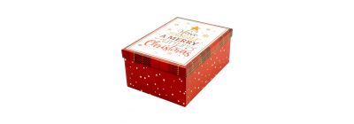 Caja navideña Merry Christmas