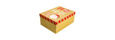 Caja navideña Santa Ho Ho Ho