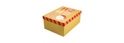 Caja navideña Santa Ho Ho Ho