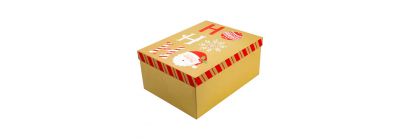 Caja navideña Santa Ho Ho Ho