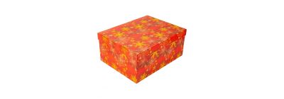 Caja navideña copos de nieve