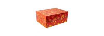 Caja navideña copo de nieve