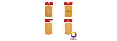 Set de cajas kraft navideñas