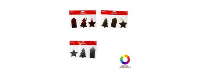 Colillas figuras navideñas