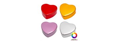 Caja metálica corazón 340ml