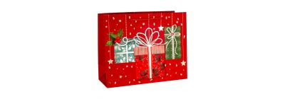 Bolsa regalo navideña grande