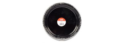 Plato liso negro 9 pulgadas