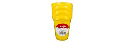 Vaso plástico amarillo 7oz