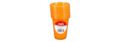 Vaso plástico 7oz naranja