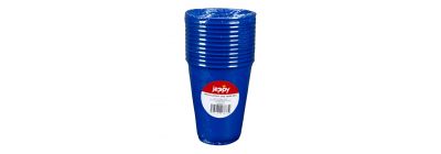 Vaso plástico azul 12oz