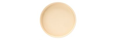 Plato porcelana beige 105 pulg