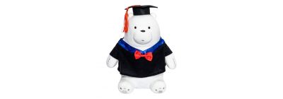 Peluche oso polar graduación