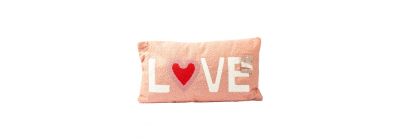 Almohada romántica cuadrada