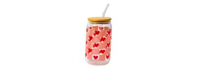 Taza diseño corazones 400ml