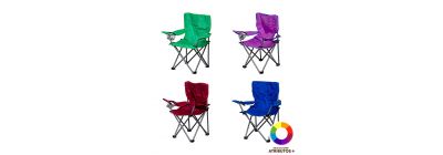 Silla plegable de tela