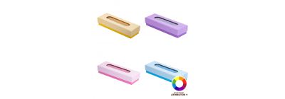 Caja con ventana plástica