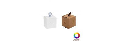 Caja kraft con corazón