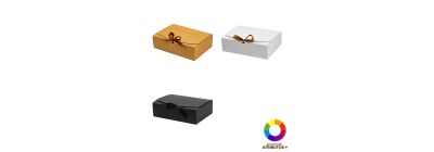 Caja kraft con lazo 27x20x8