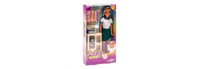 Muñeca Barbie cafetería