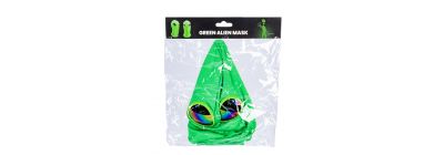 Máscara alien verde