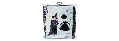 Disfraz infantil bruja negro