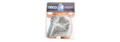 Enagua disco party plateado