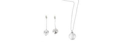 Set collar y aretes disco