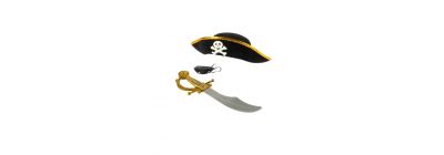 Accesorios disfraz pirata