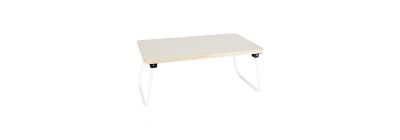 Mesa plegable melamina y metal 48x30x23cm 