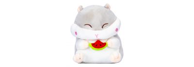 Peluche hámster afelpado gris