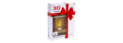 Lámpara 3D mano corazón
