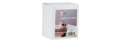Lámpara figura panda compacta