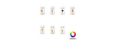 Clip metálico flor multicolor