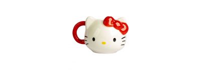 Jarra cerámica Hello Kitty 460ml blanco rojo