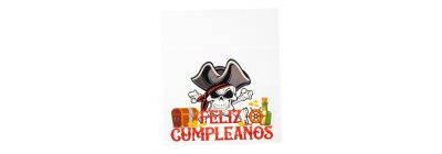 Topper pirata cumpleaños