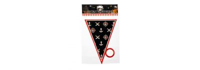 Banderín diseño pirata