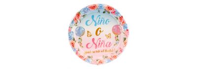 Platos estampados niño o niña
