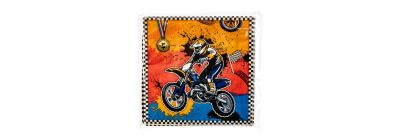 Servilletas motocross