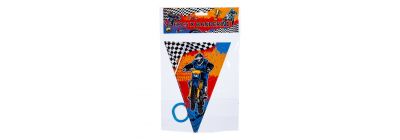 Banderín motocross decorativo