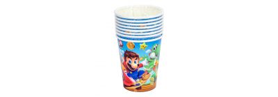 Vasos Mario Bros 8 unidades